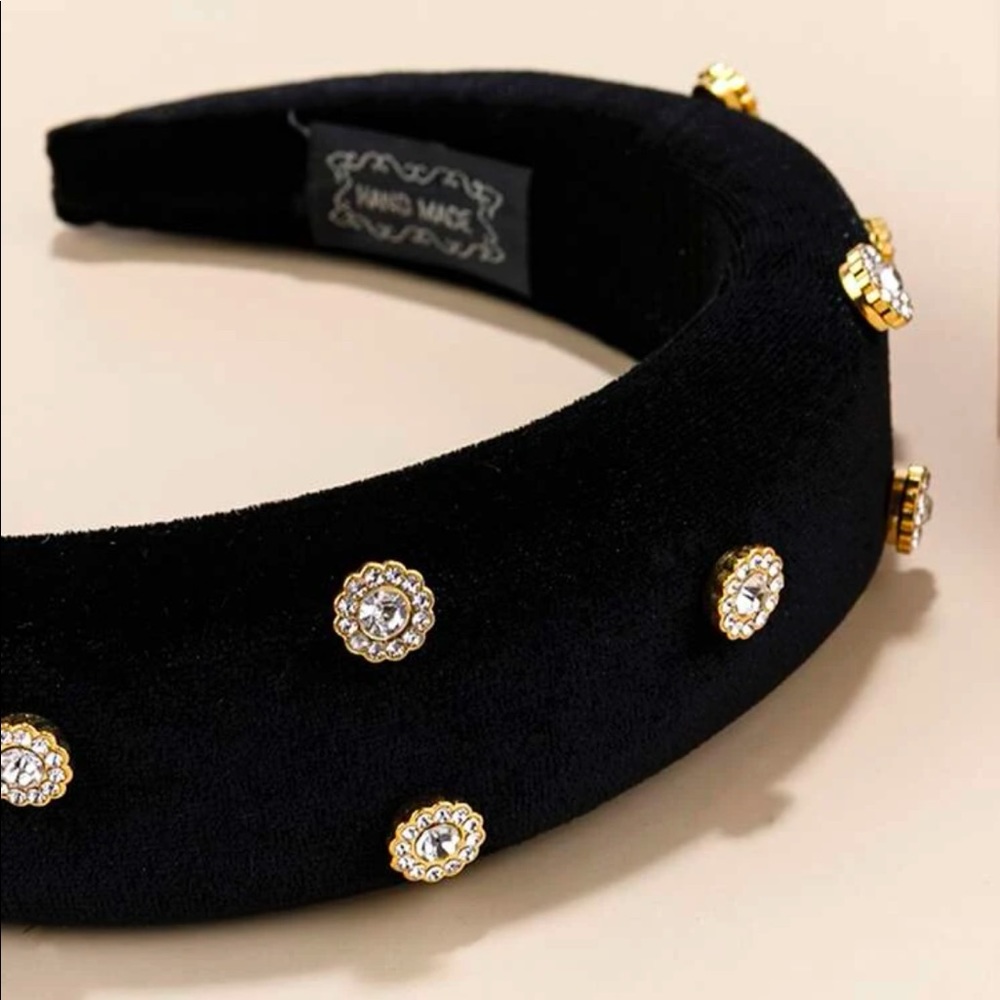 Rhinestone Decor Hair Hoop - Picture 3 of 5